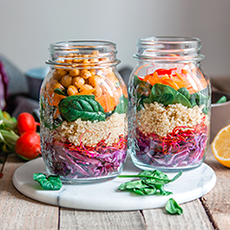 Prepare healthy meals ahead of time before bringing your baby home